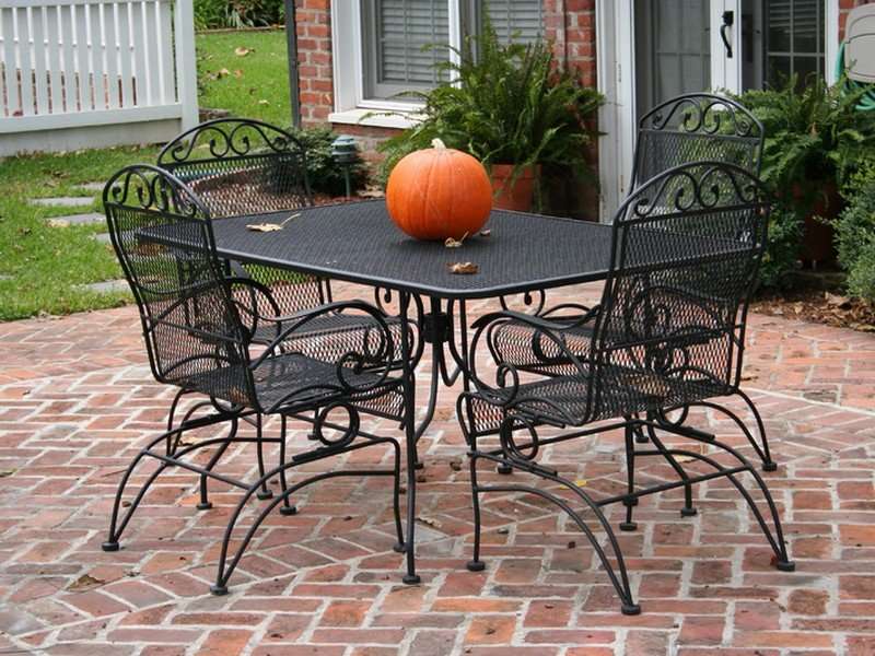 Wrought Rod Iron Patio Furniture : Home Ideas Collection ...